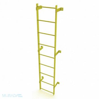 TRI-ARC Ladder Steel Standard Fixed 9-Rung, 231D84