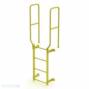 TRI-ARC Ladder Safety Yellow Steel 450lb 7 ft, 231D96
