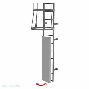 TRI-ARC Ladder Fixed Steel Guard Door, 231F14