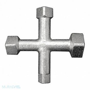 JONES STEPHENS Plug Wrench Countersunk 4 Way, 231G64