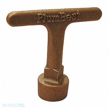 JONES STEPHENS Curb Box Wrench for Pent. Curb Boxes, 231G91