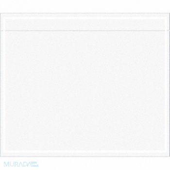 TAPE LOGIC Clear Doc Envelope 6-1/2x5-1/2 PK1000, 232H76