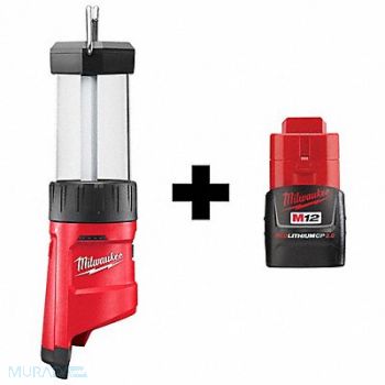MILWAUKEE M12 Trouble Light M12 CP2.0 Battery, 385JM9