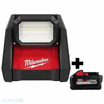 MILWAUKEE M18 ROVER HP Flood Light M18 XC8.0 Batt, 385JN3