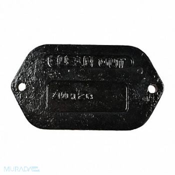 DAYTON Clean-Out Plate, 23AT54