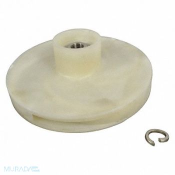 DAYTON Pump Impeller 4.8 in PP For 2YEU2 2YEU3, 23CG41