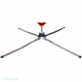 DICKE Sign Stand Aluminum 18 in Maximum Mast H, 23J509