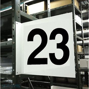 STRANCO INC Projecting Aisle Sign 12in x 12in Vinyl, 23J663