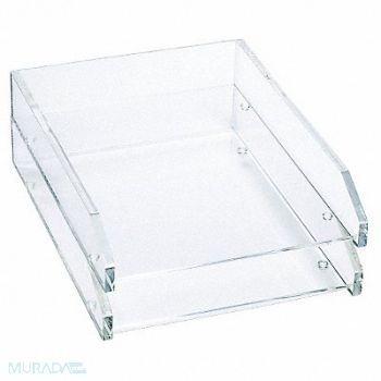 KANTEK Letter Tray Clear Acrylic, 23K281