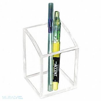 KANTEK Pencil Cup Clear Acrylic, 23K288