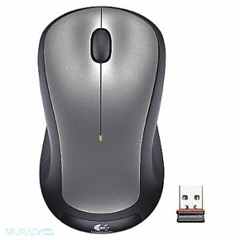 LOGITECH Mouse Silver/Black Wireless Laser, 23K309