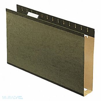 PENDAFLEX Box Hanging File Folder Std Green PK25, 23K411