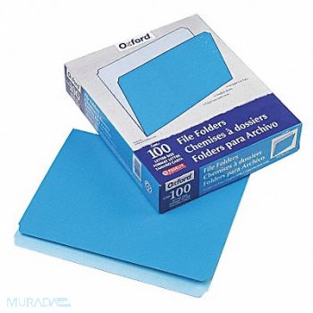 PENDAFLEX Letter File Folder Blue/Light Blue PK100, 23K415
