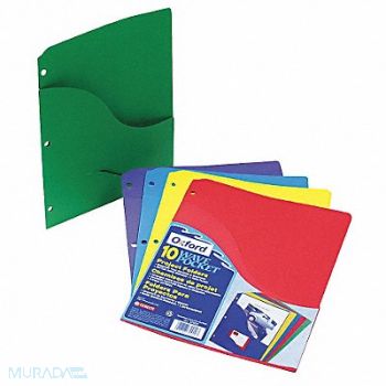 PENDAFLEX Pocket Folder Assorted Stock PK10, 23K417