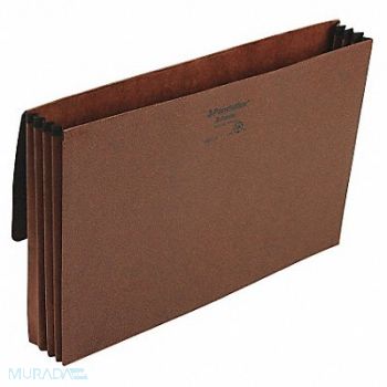 PENDAFLEX Expandable File Wallet 3 1/2 Red Fiber, 23K425