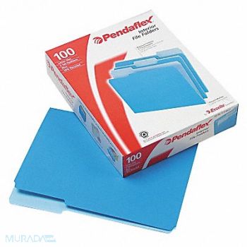PENDAFLEX Letter File Folders Blue PK100, 23K440