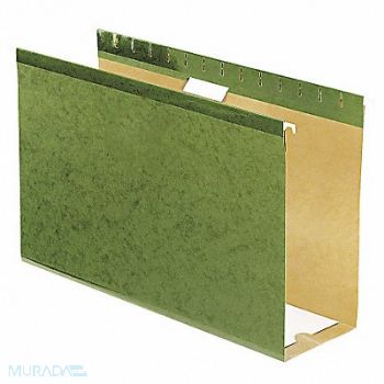 PENDAFLEX Box Hanging File Folder Std Green PK25, 23K448