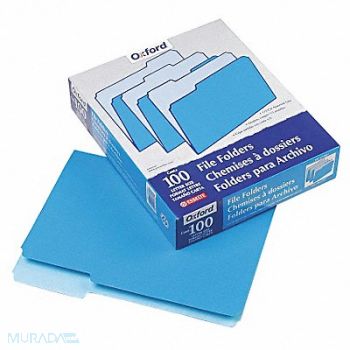 PENDAFLEX Letter File Folder Blue/Light Blue PK100, 23K455