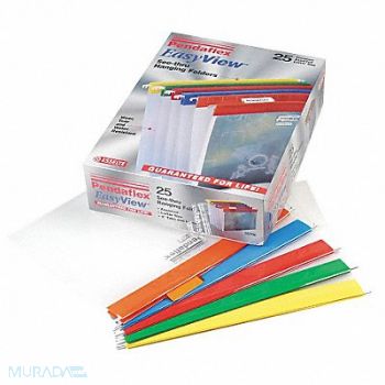 PENDAFLEX Hanging File Folders Assorted PK25, 23K464