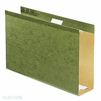 PENDAFLEX Box Hanging File Folder Std Green PK25, 23K465
