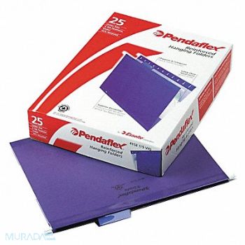 PENDAFLEX Hanging File Folders Violet PK25, 23K489