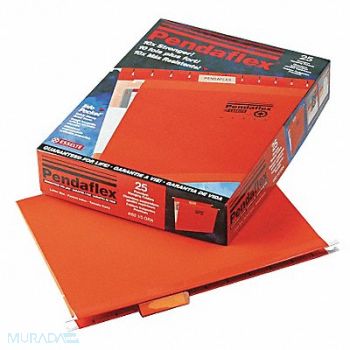 PENDAFLEX Hanging File Folders Orange PK25, 23K512
