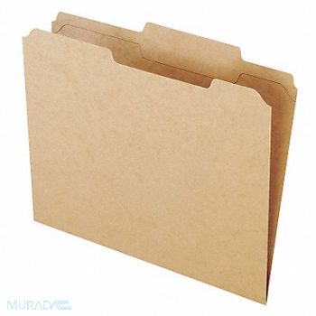 PENDAFLEX Letter File Folders Brown PK100, 23K514