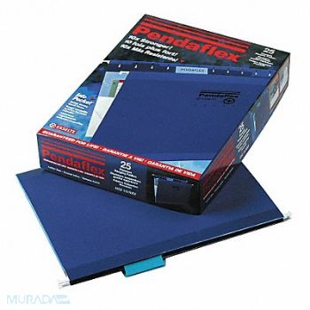 PENDAFLEX Hanging File Folders Navy PK25, 23K516