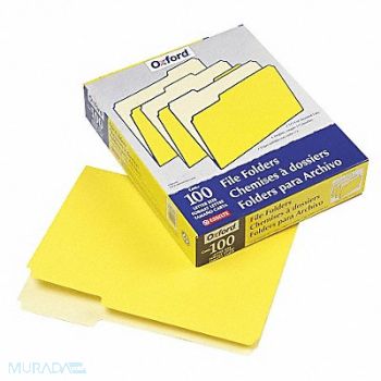 PENDAFLEX Letter File Folders Yellow PK100, 23K521