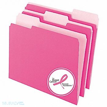 PENDAFLEX Letter File Folders Pink PK100, 23K538