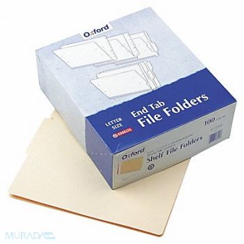 PENDAFLEX Letter File Folders Manila PK100, 23K553