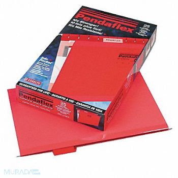 PENDAFLEX Hanging File Folders Red PK25, 23K570
