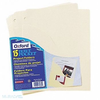 PENDAFLEX Pocket Folder Manila 11 Pt. Manila PK15, 23K592