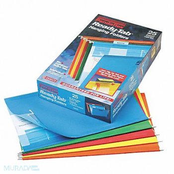 PENDAFLEX Hanging File Folders Assorted PK25, 23K604