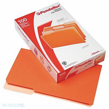 PENDAFLEX Legal File Folders Orange PK100, 23K608
