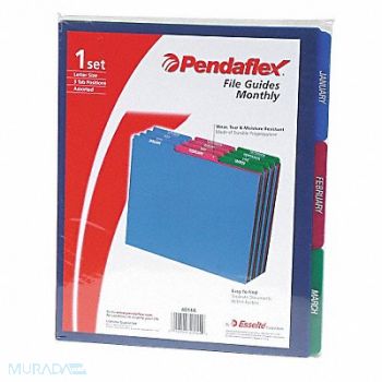 PENDAFLEX Binder Divider Preprintd Multicolor PK12, 23K613