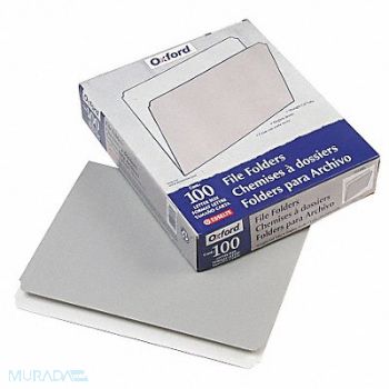 PENDAFLEX Letter File Folders Gray/Lt Gray PK100, 23K616