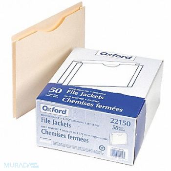 PENDAFLEX Expandable File Jacket Manila PK50, 23K633