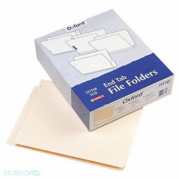 PENDAFLEX Letter File Folders Manila PK100, 23K674