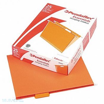 PENDAFLEX Hanging File Folders Orange PK25, 23K681