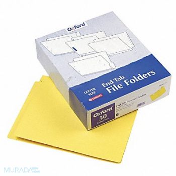 PENDAFLEX Letter File Folders Yellow PK50, 23K693