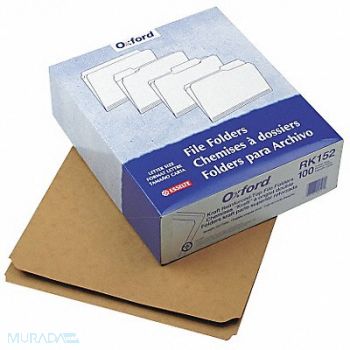 PENDAFLEX Letter File Folders Brown PK100, 23K714