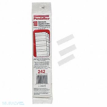 PENDAFLEX Hanging Folder Paper Insert White PK100, 23K727