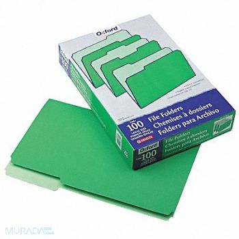 PENDAFLEX Legal File Folders Green PK100, 23K731
