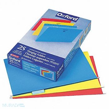 PENDAFLEX Hanging File Folders Assorted PK25, 23K740