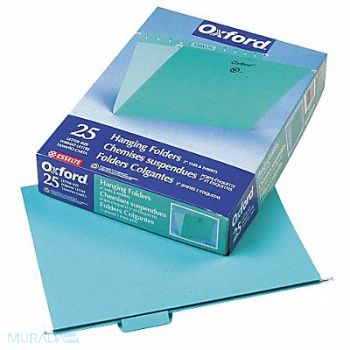 PENDAFLEX Hanging File Folders Aqua PK25, 23K765