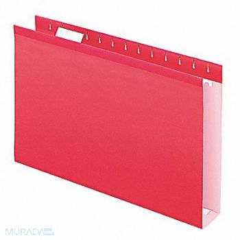PENDAFLEX Box Hanging File Folders Red PK25, 23K779
