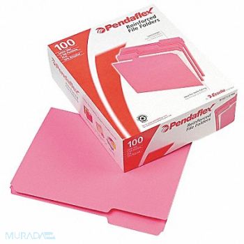 PENDAFLEX Letter File Folders Pink PK100, 23K780