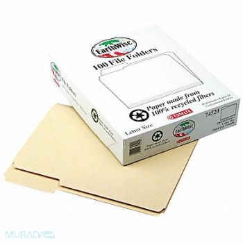 PENDAFLEX Letter File Folders Manila PK100, 23K838