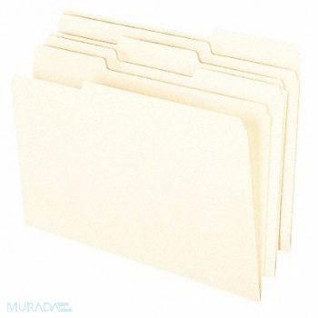 PENDAFLEX Legal File Folders Manila PK100, 23K842